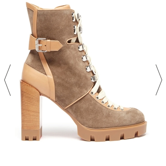Christian Louboutin Shoes - Christian louboutin Macedamia Lug boots 40.5 with box and and 2 dust bags